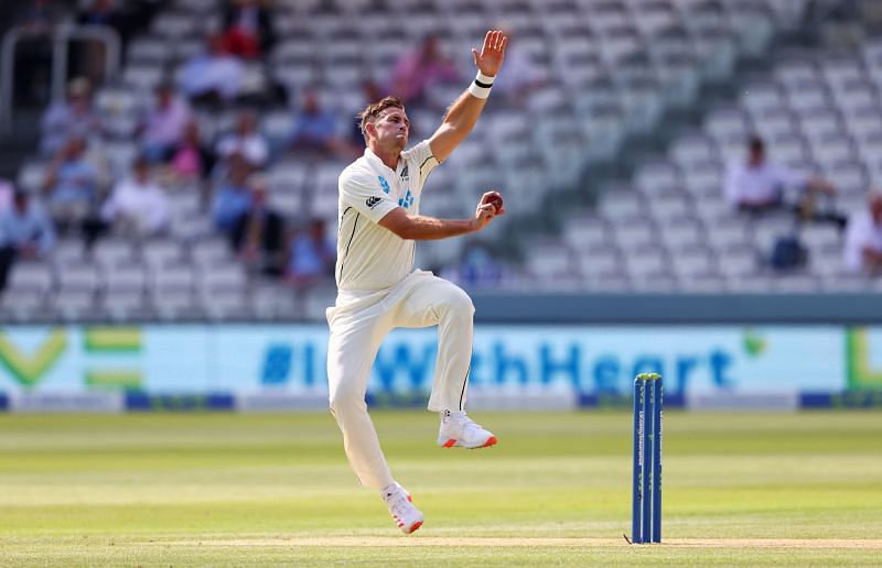 Tim Southee in action for New Zealand.